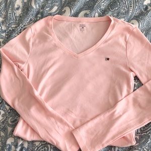 Pink Tommy Hilfiger shirt